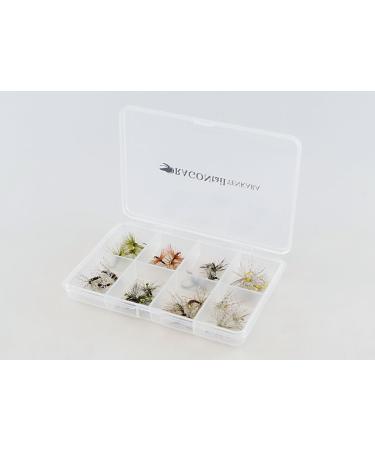 24 Tenkara Flies - Random Selection in Fly Box | High-Quality Fishing Flies - Buy Online on SooperMarket.com