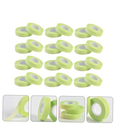 Angoily 24 Rolls Eyelash Tape - Colored Adhesive Fabric for Eyelash Extensions & Hair Care | Non-Woven Cosmetic Tape 900x1.1cm Green - International Shipping Available - Buy Online on SooperMarket.com