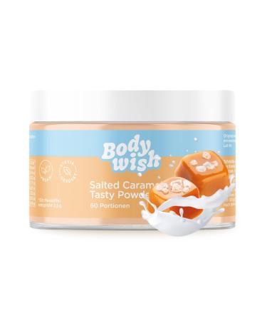Bodywish - Salted Caramel Tasty Powder - low -calorie flavors |Natural taste - sugar substitute nutrition |1 x 150gr - Salted Caramel Aroma Salted Caramel 1 x 150 gr