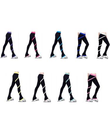 Warm Ice Skating Pants for Girls - Lightweight Skin-friendly & Washable Training Leggings - Light Blue/S - Buy Online on SooperMarket.com