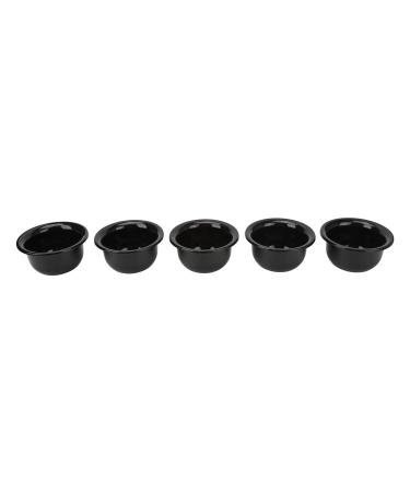 Beard Soap Dish Luxurious Durable 5-Piece Beard Foam Bowl with Glossy Surface Space Saving Mansion