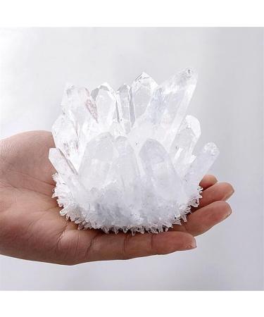 Natural Crystal Cluster Rock Quartz Minerals Rough Stone Stones Home Decoration 500-650g Suitable for Furniture Decoration Full of Texture (Color : Green) - Buy Online on SooperMarket.com
