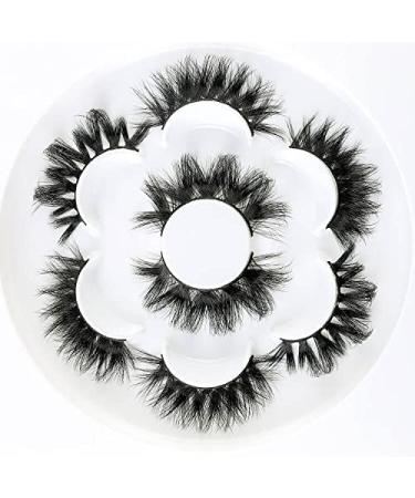 Mink Lashes Fluffy Eye Lashes Natural Mink Lashes Bulk Faux Mink Strip false eyelashes 3D Lashes Pack (HE01)