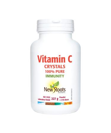 New Roots Herbal - Vitamin C Crystals 227g Powder - Helps in Collagen Formation to Maintain Healthy Bones Cartilage Teeth and Gums - Helps to Maintain and Support Immune Function 227 g (Pack of 1)