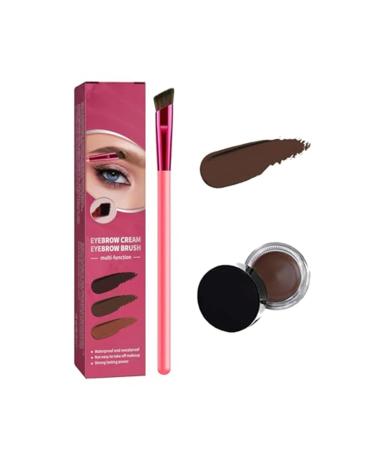 Eyebrow Care Kit 4D Laminated 4D Laminated Brow Grooming Kit Home Eyebrow Care Kit 4D Laminated Waterproof & Long Lasting(Dark Brown)