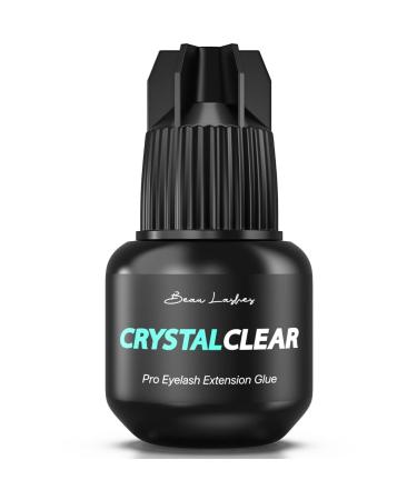 Crystal Clear Professional Eyelash Extension Glue | Strong Fast Drying Adhesive | Long-Lasting Semi-Permanent Lash Extensions | 7 Weeks Retention - Buy Online on SooperMarket.com