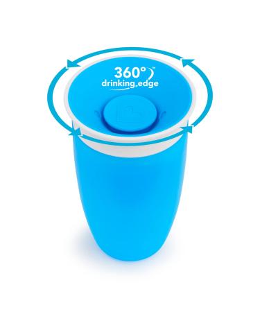 Munchkin Miracle 360 Sippy Cup Blue 10oz - Pack of 2 | Leak-Proof Toddler Cup - Buy Online on SooperMarket.com