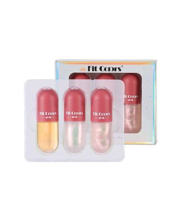 SWETIYOU Lip Plumper Set,Natural Lip Plumper and Lip Care Serum Hydrating &Reduce Fine Lines Lip Plumpers Lip Enhancer for Fuller,Oil Shiny Clear Lip Oil Moisturizing Women Lip Gloss (Lip Plumper Set)