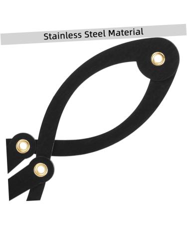 Gogogmee Metal Eyebrow Ruler Eyebrow Tools Stainless Steel Ruler for Eyebrow Positioning Ruler Curve - Buy Online on SooperMarket.com