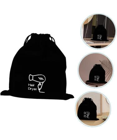 Baluue 2pcs Velvet Bag Hair Dryer Bag Hair Curler Travel Bag Hair Dryer Travel Pouch Hair Tools Travel Bag Travel Makeup Bag Travel Bag for Blow Dryer and Hair Tools Blow Dryer Bag 30.00X26.00X0.50CM Black - Buy Online on SooperMarket.com