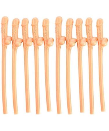 Hen Party Accessories Willy Straws Party Drinking Straws Party Straws Funny Straws P Out Accessories Night Party Girls Skin colored 60pcs - Buy Online on SooperMarket.com