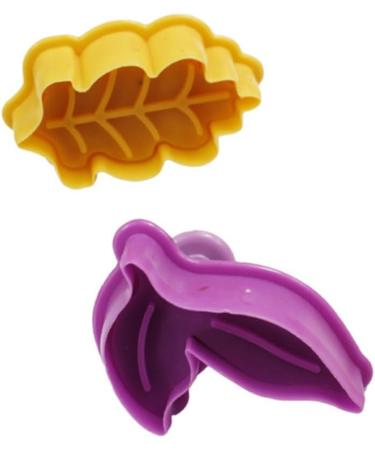 4 Pcs Leaves Cake Mold Cookie Mold Baking Mold Earphone Case Pirate Flag Banners Animal Tissue Holder for Car Dollhouse Miniature Bowl Prisms for Science Three-Dimensional 3D Leaf - Buy Online on SooperMarket.com