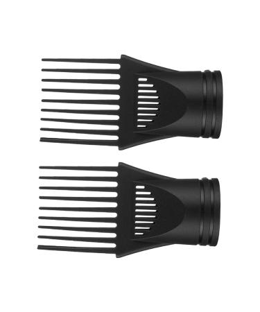 Hair Dryer Comb Pack of 2 Hair Dryer Diffusers Wind Blow Cover Comb Attachment Nozzles Universal Professional Comb Attachments for Hair Dryers