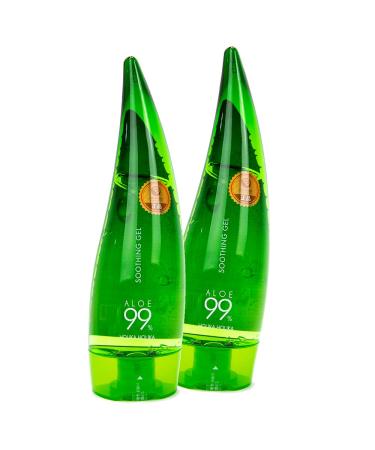 Holika Holika Soothing Aloe Vera Gel 99% (Pack of 2 x250 ml) Cucumber aloe vera 250 ml (Pack of 2)