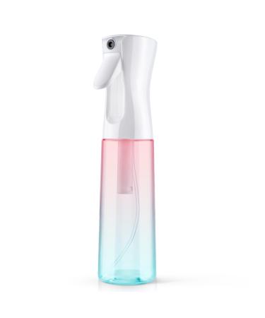Uraqt spray bottle 300 ml atomizer spray bottle hair small salon water spray spray bottle hair water spray bottle spray bottles for hairstyles plants for cleaning (300 ml-color gradient pink green)
