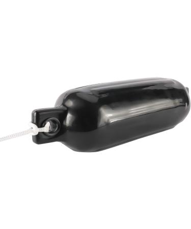 NovelBee 4 Pack 4.5x16 Ribbed Boat Fender Set with Lines, Pump & Needle - Black - Buy Online on SooperMarket.com