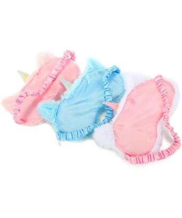 Child's Pink Embroidered Eye Mask with Makeup Eyeshadow Design - 1 Count - Buy Online on SooperMarket.com