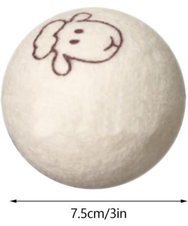 6Pack Wool Dryer Balls Reusable Reduces Clothing Wrinkles and Saves Drying Time Wool Balls Replaces Dryer Sheets Wool Balls for Dryer Laundry Balls for Dryer(#1) - Buy Online on SooperMarket.com