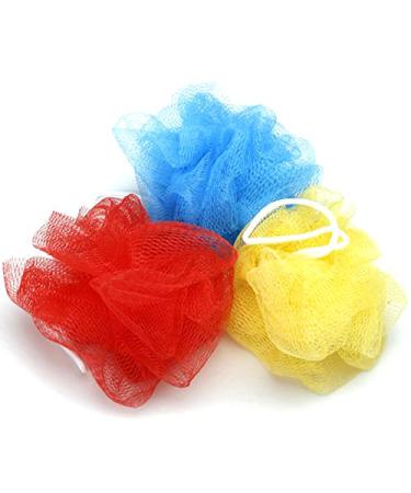 Bath Poufs Shower Sponge 10-Pack in Assorted Colors - Buy Online on SooperMarket.com