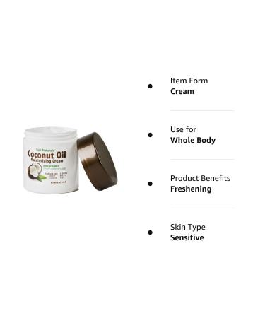 Spa Naturals Coconut Oil Moisturizing Cream - Hydrating Skincare Essential - Buy Online on SooperMarket.com
