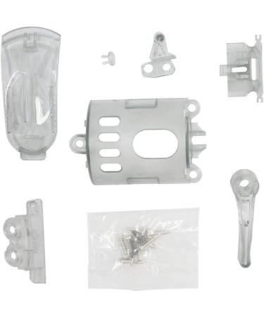 Brensty 1Set Gray Hair Clipper Back Housing Cover Clear Front Lid for Hair Trimmer Tools Kit - Buy Online on SooperMarket.com
