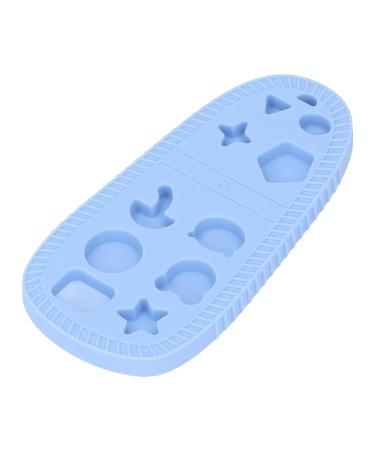 Sensory Silicone Baby Teether Toy - Prevents Thumb Sucking, Improves Coordination (Blue) - Buy Online on SooperMarket.com