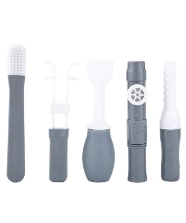 Pack with 5 mouth coach silicone mouth lips muscle training device recovery massage tongue coach puller for dysarthria tongue muscle rehabilitation stroke hemiparalysis