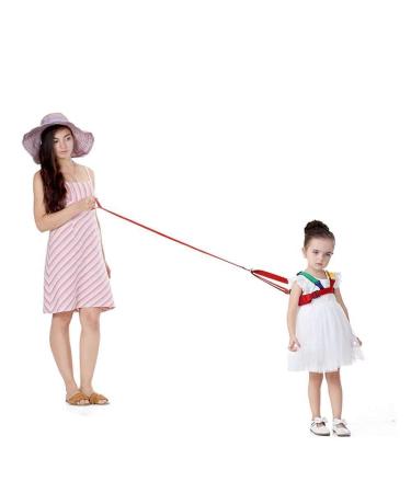 SUNTA Toddler Safety Harness & Leash | Anti Lost Wrist Link | Walk Learning Helper - Yellow & Green - Buy Online on SooperMarket.com