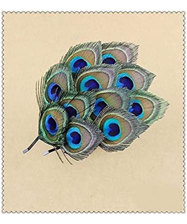 Natural Peacock Feather Fascinator Wedding Hair Clip Feather Peacock Headband