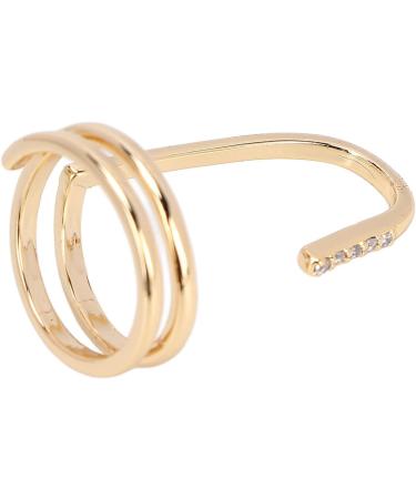 TYCIONG Decorative Nail Ring Fashion Fingertip Jewelry Nail Art Ring Ladies Wearing Nail Accessories (3050 gold) - Buy Online on SooperMarket.com