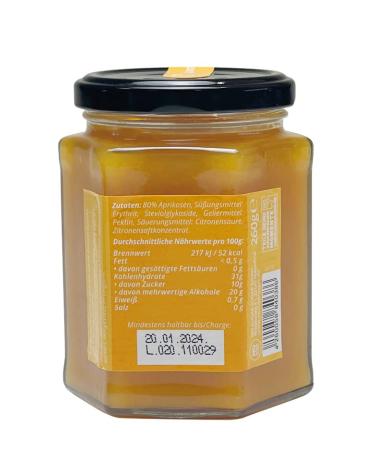 No Sugar Added Fruit Spread Strawberry Forest Fruits & Apricot | 80% Fruit Content & Natural Sweeteners | EU Made | 260g (3 Pack) - Buy Online on SooperMarket.com