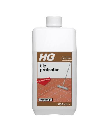HG Tile Protector Product 14 Satin Glass Finish Shine Seal & Protection for All Types of Stone Floor Tiles Flagstones & Slate Anti Slip Formula - 1 Litre (110100106) 1L