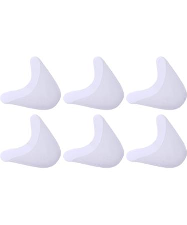 Women's Toe Separators & Ballet Shoe Cushions Set | Forefoot Toe Sleeves for Pumps | 2 Pcs White Pumps Cushions - 11x9.2cm - Buy Online on SooperMarket.com