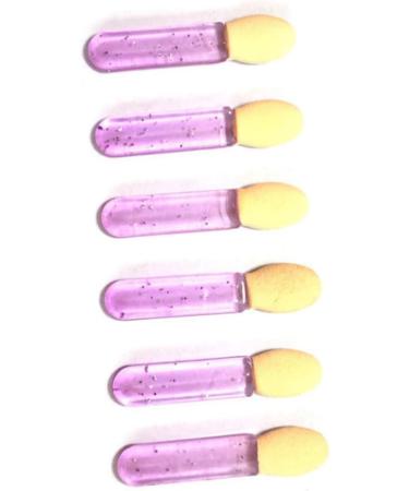 Baluue 100pcs Eyeshadow Brush Kit Beauty Sponge Women Eyeshadow Applicator Makeup Eye Sponge Violet 3.6X1.2 cm Violet - Buy Online on SooperMarket.com