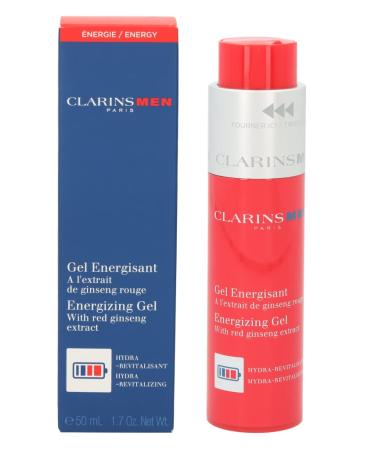 CLARINSMEN Energizing Gel | Cool  Mattifying Gel Moisturizer For Men| Energizes Skin and Locks In Moisture | Mattifies and De-Shines | Invisible  Non-Sticky Texture | All Skin Types | 1.7 Ounces