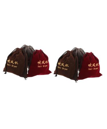 Baluue 6 Pcs Hair Dryer Storage Bag Universal Hair Dryer Bag Drawstring Storage Bag Hair Dryer Bags Fabric