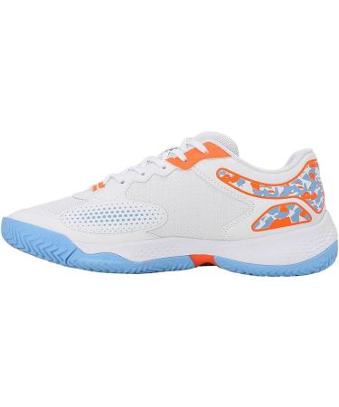 PUMA Unisex Solarcourt Rct Tennis Shoe - Size 42 EU | White Black & Light Blue | International Shipping Available - Buy Online on SooperMarket.com