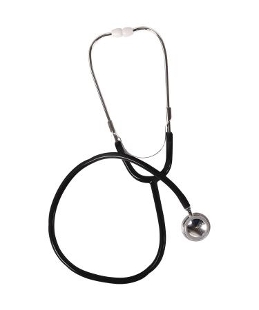 Mabis 75-432-025 Caliber Series Pediatric Stethoscope Non-Chill Ring Lightweight Black