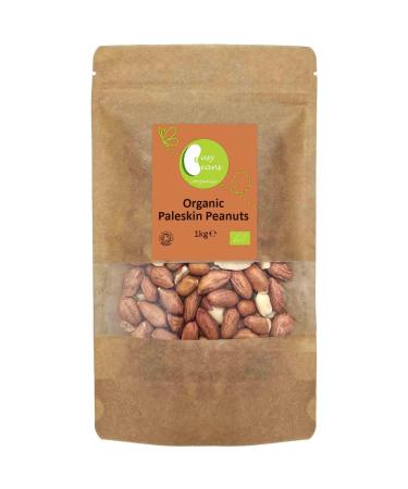 Organic Paleskin Peanuts - Certified Organic - by Busy Beans Organic (1kg)
