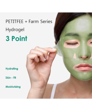 Petitfee Artichoke Soothing Hydrogel Face Mask - 5 Sheets, 1.12 oz Each | Hydrate & Soothe Skin - Buy Online on SooperMarket.com