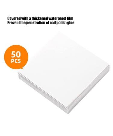 50Pcs Disposable Nail Color Mixing Paper - Waterproof Nail Polish Color Matching Guide for Nail Art - Buy Online on SooperMarket.com