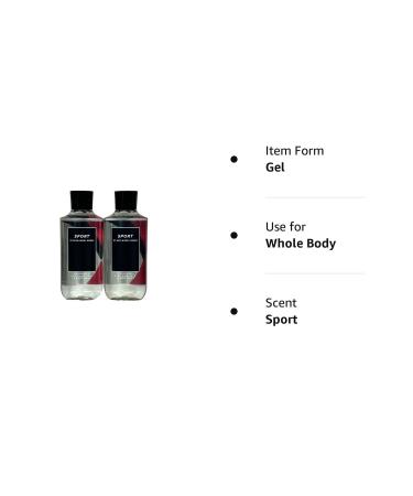 Bath and Body Works Men's 3-in-1 Hair Face & Body Wash - Sport Scent - 20 Fl Oz (Pack of 2) - Buy Online on SooperMarket.com