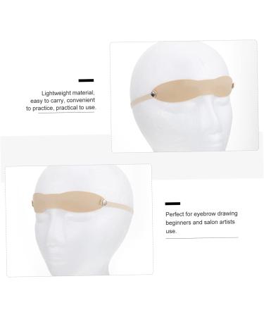 NOLITOY 10pcs Eyebrow Practice Skin Silicone Fake Skin Headband Eyebrow Practice Headband Real Person - Buy Online on SooperMarket.com