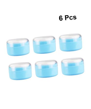 Beavorty 6pcs Kids Travel Set with Makeup Containers and Portable Powder Sieve - Blue - Buy Online on SooperMarket.com