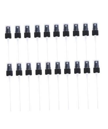 HAPINARY 20pcs Sparyer Accessories Portable Spray Bottle Cosmetic Bottles Spray Bottle Pump Perfume Spray Head Hand Soap Dispenser Shampoo Pump Spray Caps Essential Oil Spray Tops 15.00X2.00X2.00CM Black