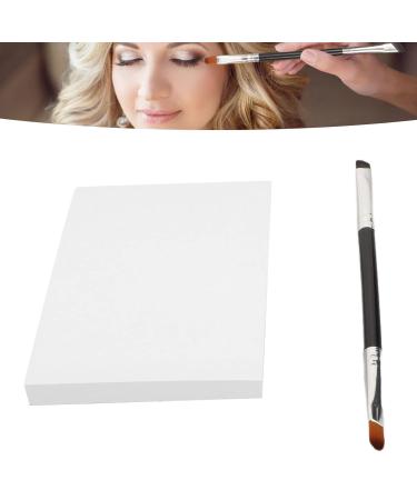 Buy L Size Disposable Mixing Palette | Waterproof Makeup Paper & Double Ended Brush - Ideal for Nail Art & Painting - Buy Online on SooperMarket.com