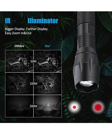 DIY Night Vision Scope for Riflescopes | FCC Certified Digital Hunting Scope with IR Flashlight Camera and 5 Screen - Buy Online on SooperMarket.com
