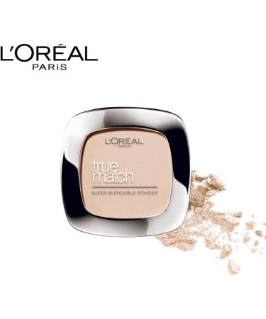 L'Or al Paris Powder Foundation Light Texture for a Flawless Finish True Match Pressed Powder Foundation 5W Golden Sand 5W - Golden Sand 9 g (Pack of 1) - Buy Online on SooperMarket.com