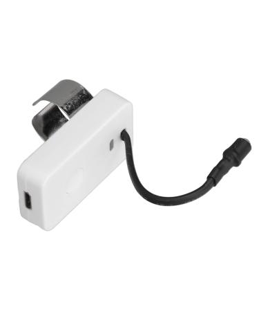 LED Ear Pick Lamp Ear Wax Removal Tool Multifunction 3 Speeds USB Rechargeable Ear Pick Thumb Lamp for Ear Cleaning(White)