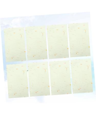STOBOK 40 sheet Writing Drawing Elegant Chinese Supplies Xuan Paper for School Leaf Natural Unique White - Buy Online on SooperMarket.com